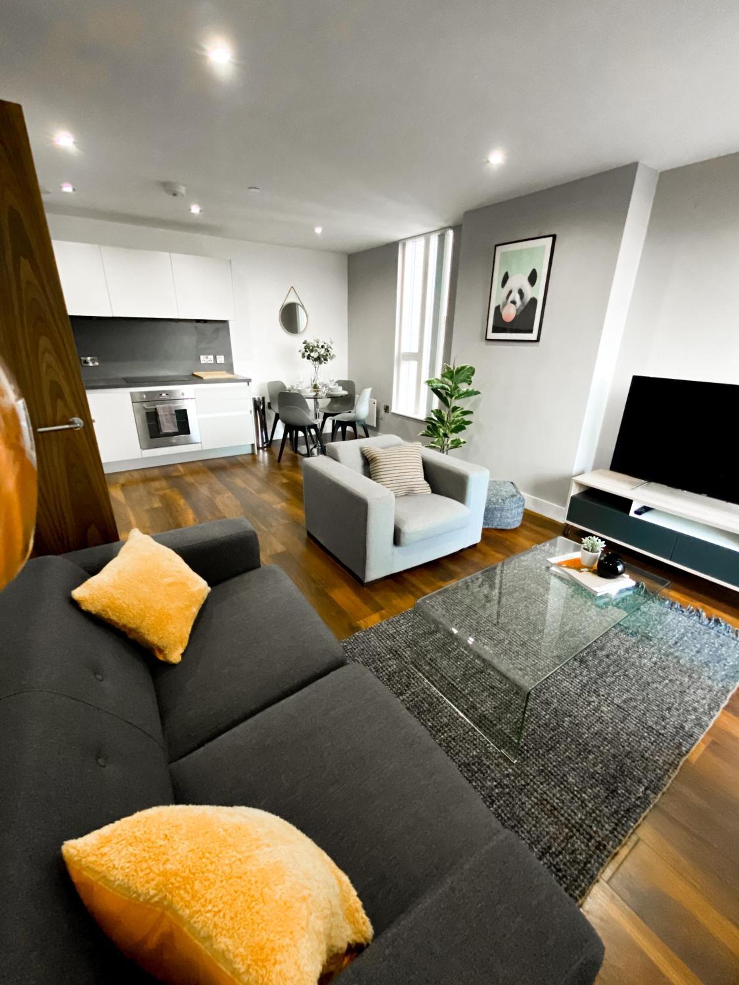 The Panda - Modern 2 Bedroom Apt In Manchester City Centre Zewnętrze zdjęcie